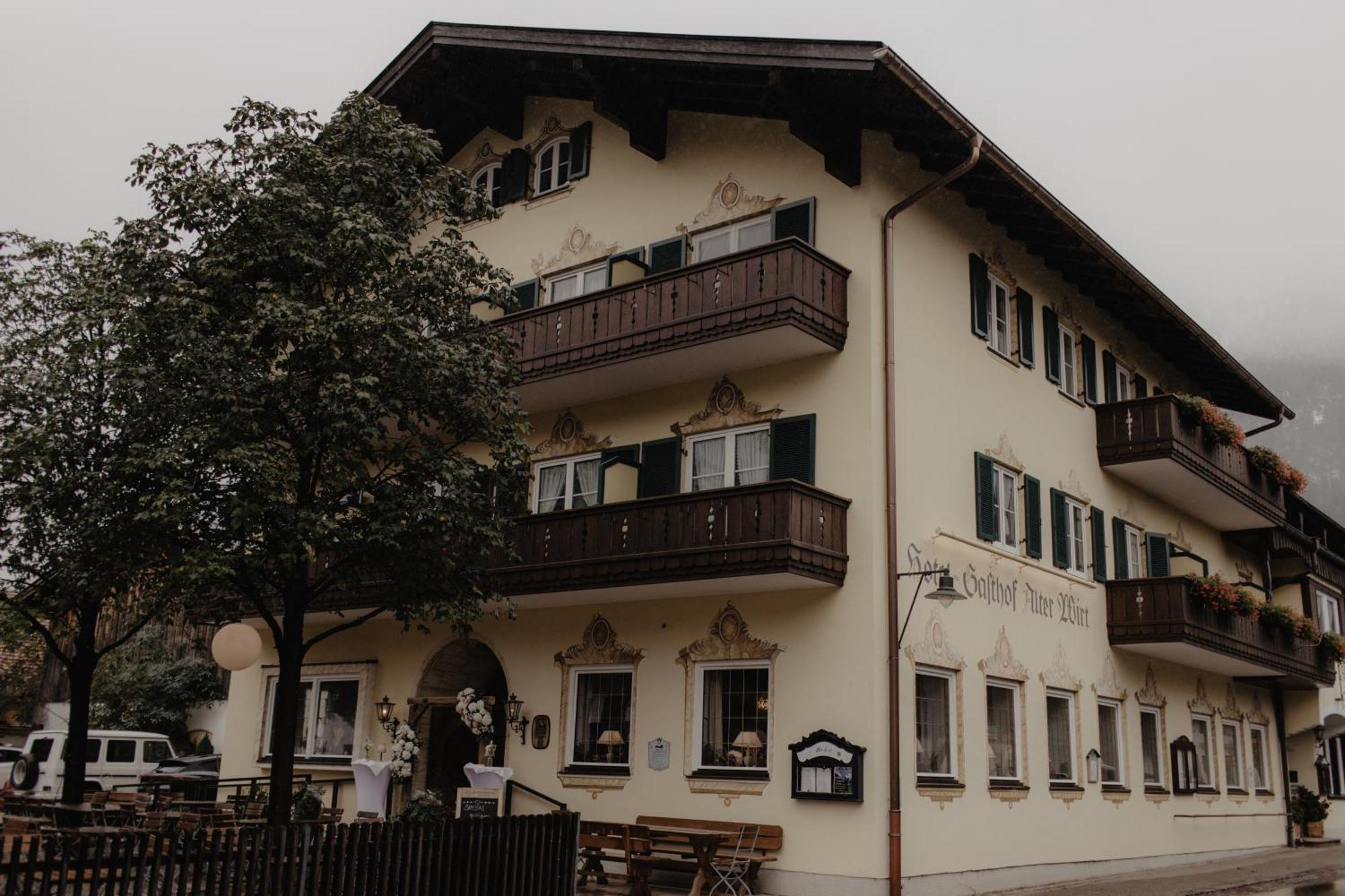 Hotel Gasthof Alter Wirt Farchant Zewnętrze zdjęcie